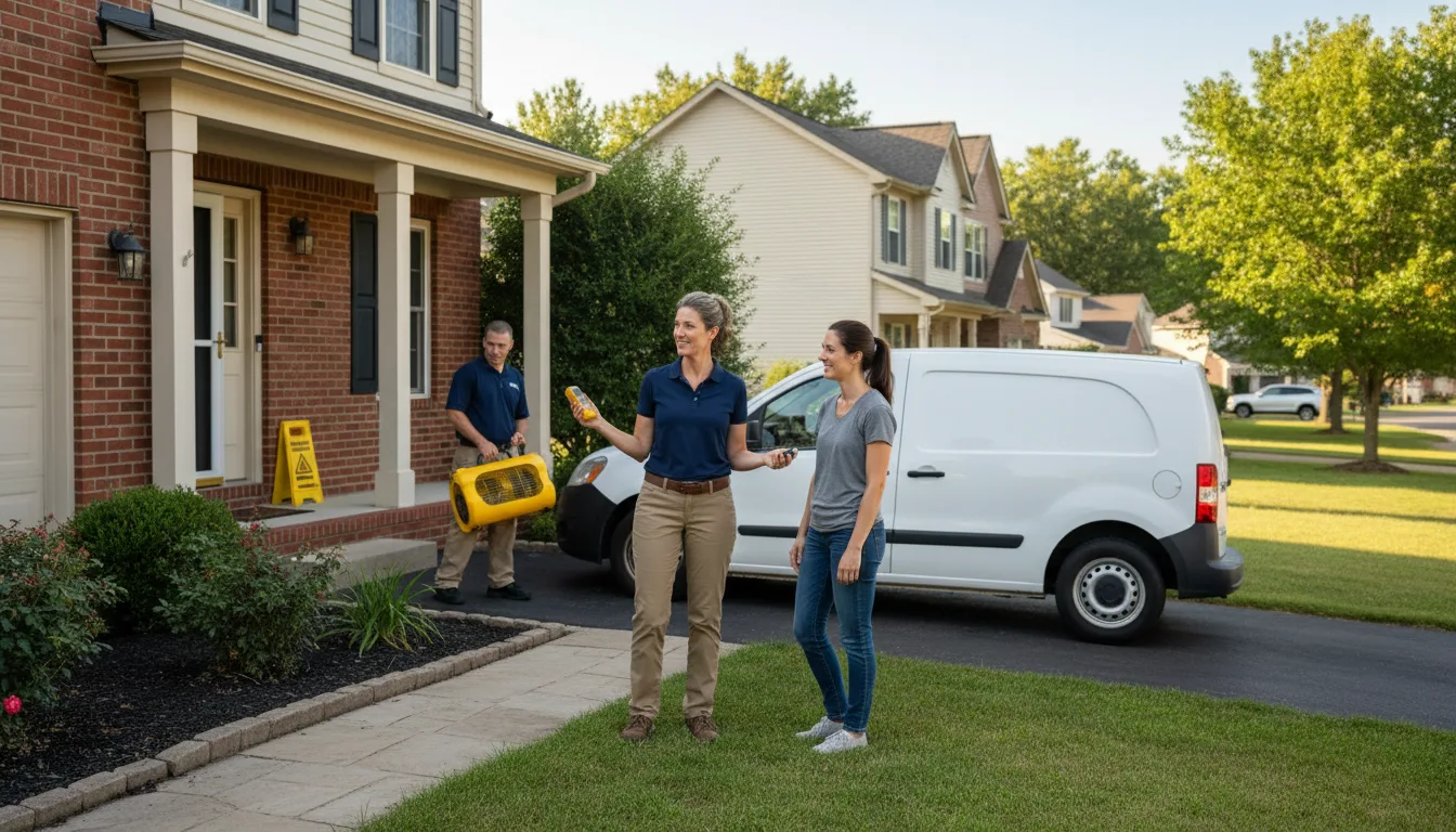 Water restoration image for Fire And Smoke Damage Restoration in Clinton, MD